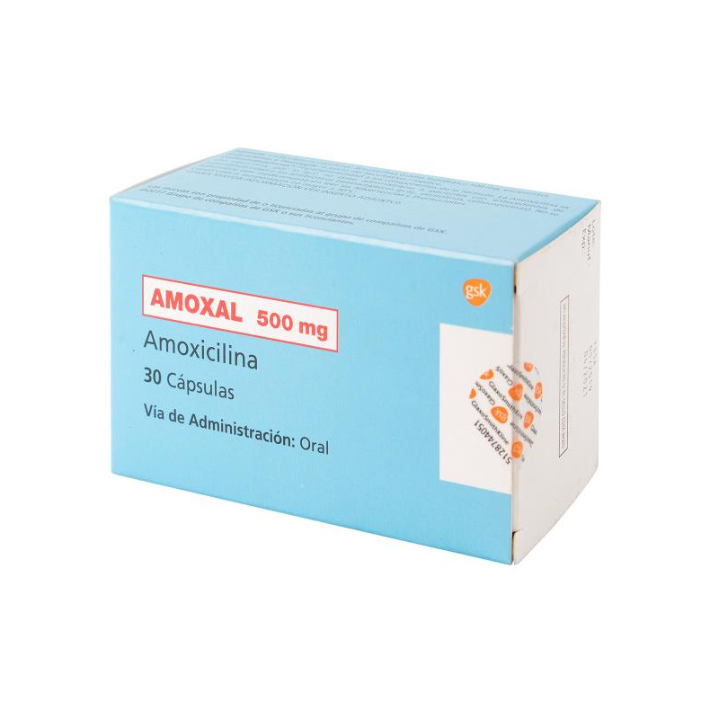 AMOXAL 500 MG 30 CAPSULAS(A)(DA) AMOXICILINA