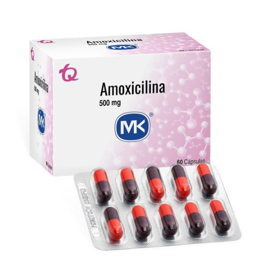 AMOXICILINA 500 MG 60 CAPSULAS MK AMOXICILINA