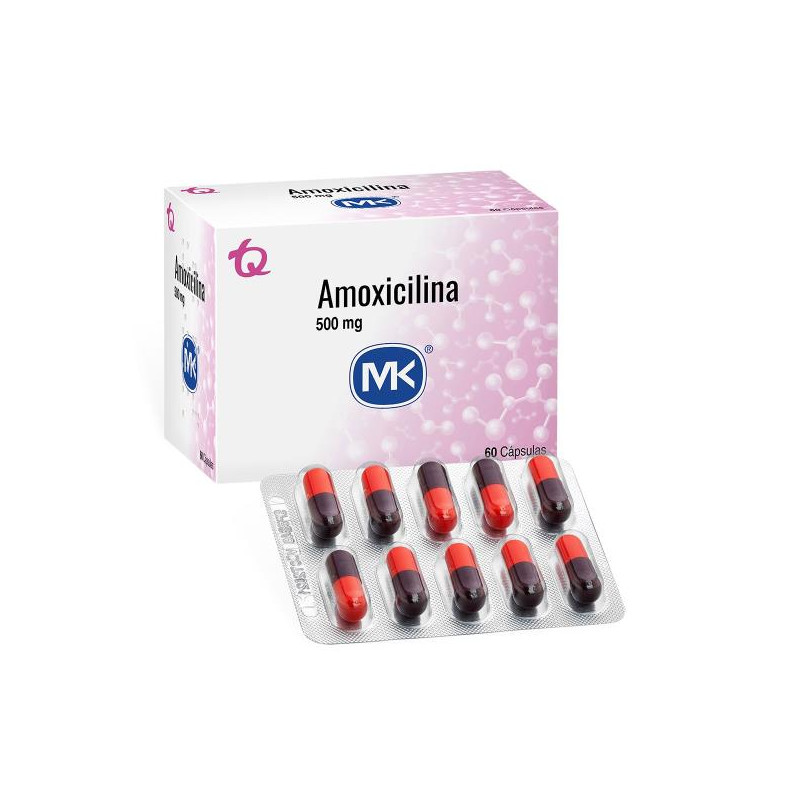 AMOXICILINA 500 MG 60 CAPSULAS MK AMOXICILINA