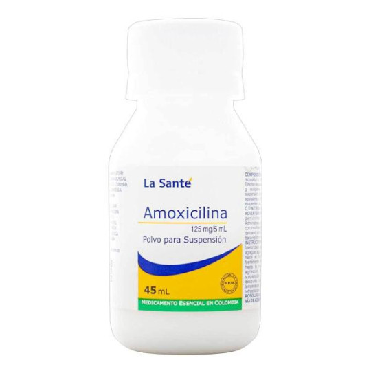 AMOXICILINA 125 MG SUSPENSION 45 ML LS AMOXICILINA