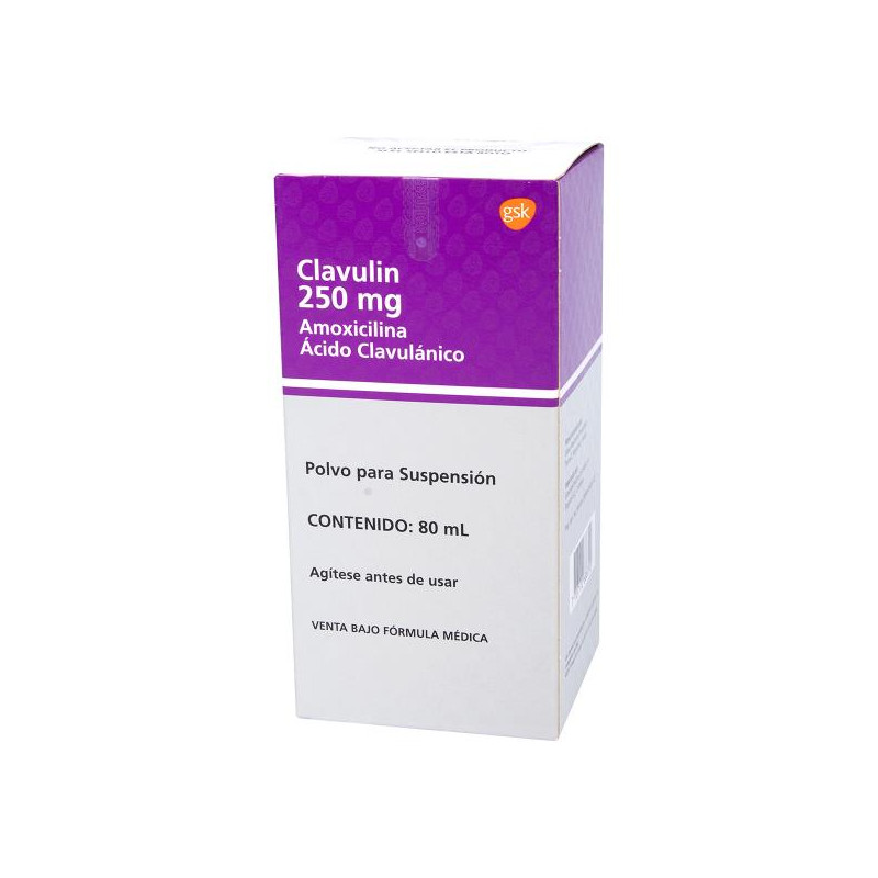 CLAVULIN 250 MG SUSP 80 ML(DA) AMOXICILINA ACIDO CLAVULANICO CLAVULIN 250 MG SUSP 80 ML(DA) AMOXICILINA ACIDO CLAVULANICO