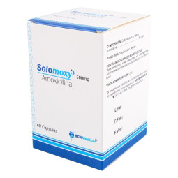 SOLOMOXY 500 MG 60 CAPSULAS AMOXICILINA