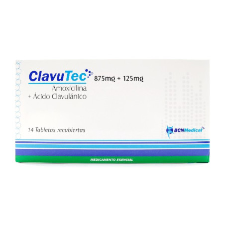 CLAVUTEC 875 MG 14 TABLETA AMOXICILINA ACIDO CLAVULANICO