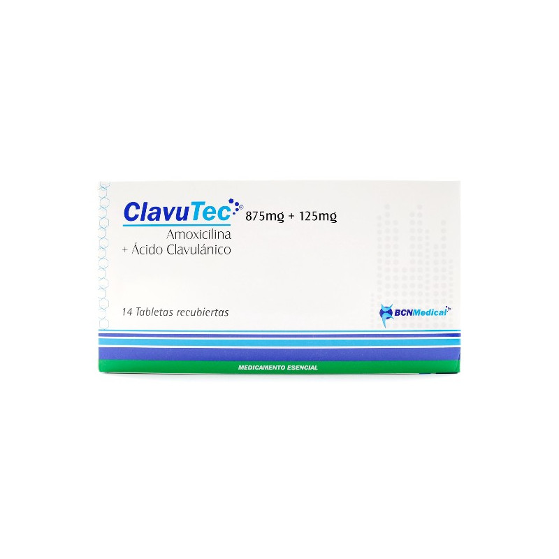CLAVUTEC 875 MG 14 TABLETA AMOXICILINA ACIDO CLAVULANICO CLAVUTEC 875 MG 14 TABLETA AMOXICILINA ACIDO CLAVULANICO