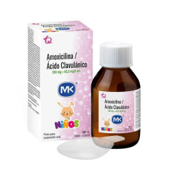 AMOXICILINA 250 MG A.CLAV 62.5 MG 100 ML MK Â&nbsp;