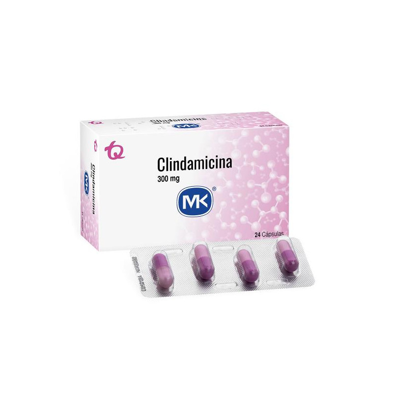 CLINDAMICINA 300 MG 24 CAPSULAS MK CLINDAMICINA
