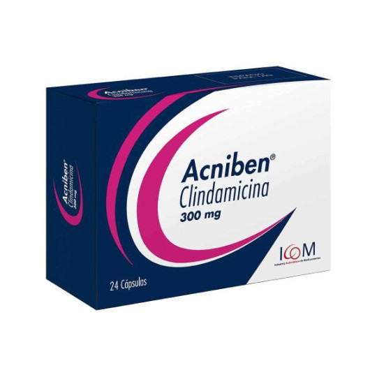 ACNIBEN 300 MG 24 CAPS ICOM (PUMCV) (CLINDAMICINA) ACNIBEN 300 MG 24 CAPS ICOM (PUMCV) (CLINDAMICINA)