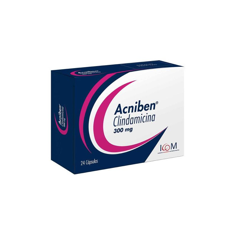 ACNIBEN 300 MG 24 CAPS ICOM (PUMCV) (CLINDAMICINA) ACNIBEN 300 MG 24 CAPS ICOM (PUMCV) (CLINDAMICINA)