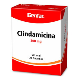 CLINDAMICINA 300 MG 24 CAPSULAS W CLINDAMICINA