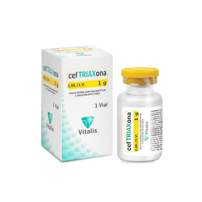 CEFTRIAXONA 1 G 1 AMPOLLAS 