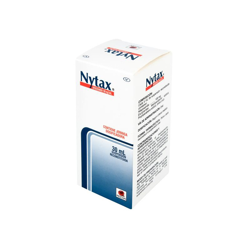 NYTAX SUSPENSION 30 ML NITAZOXANIDA NYTAX SUSPENSION 30 ML NITAZOXANIDA