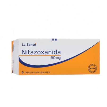 NITAZOXANIDA 500 MG 6 TABLETAS LS NITAZOXANIDA