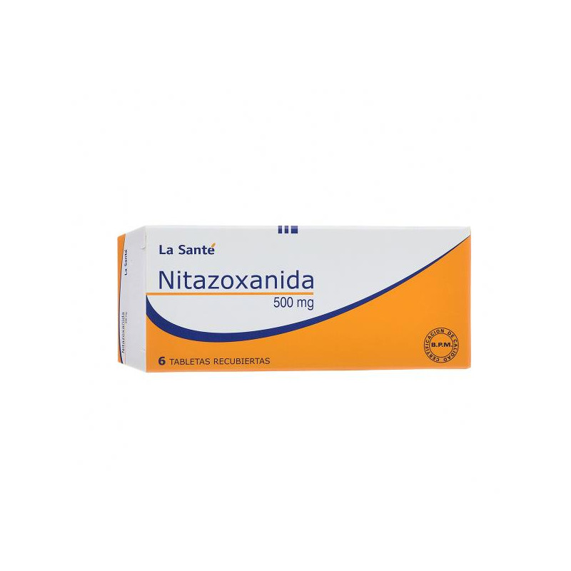 NITAZOXANIDA 500 MG 6 TABLETAS LS NITAZOXANIDA