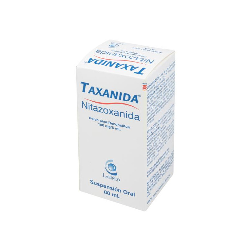 TAXANIDA SUSP 100 MGS X 60 ML (NITAZOXANIDA)