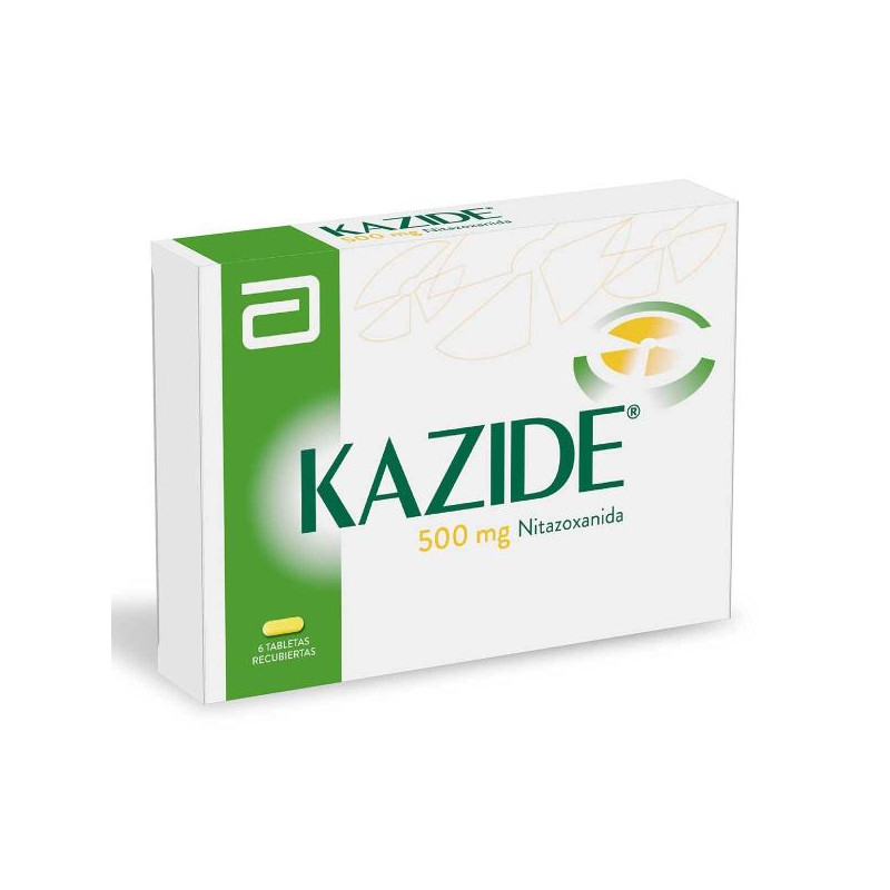 KAZIDE 500 MG 6 TABLETAS (DA) NITAZOXANIDA