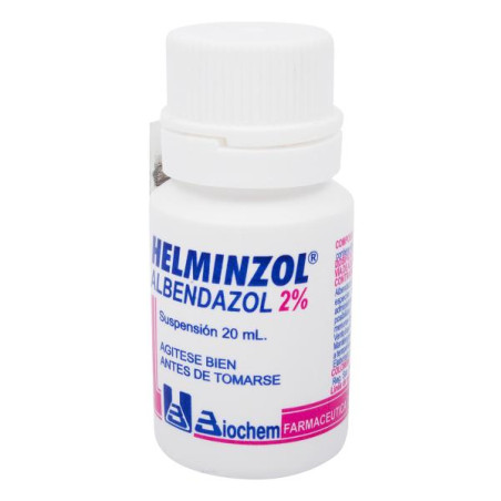 HELMINZOL JARABE 20 ML ALBENDAZOL