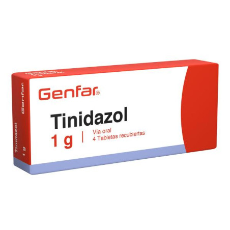 TINIDAZOL 1 GR 4 TABLETAS GF TINIDAZOL