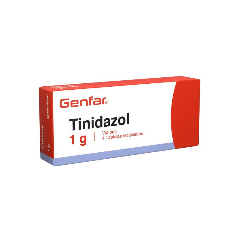 TINIDAZOL 1 GR 4 TABLETAS GF TINIDAZOL