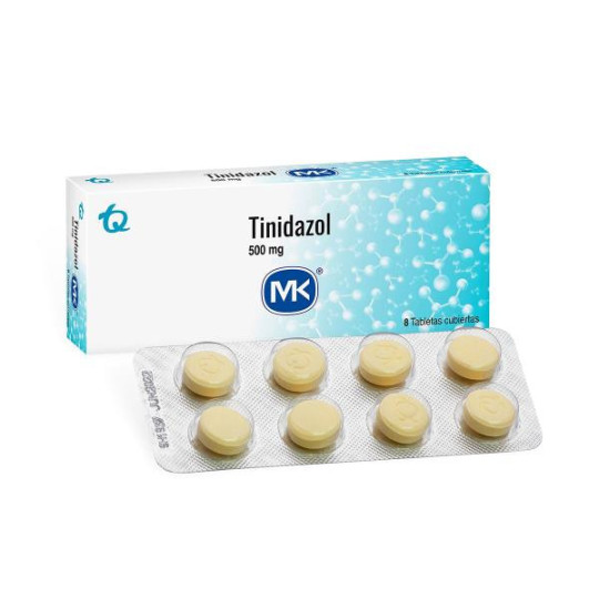 TINIDAZOL 500 MG 8 TABLETAS MK TINIDAZOL TINIDAZOL 500 MG 8 TABLETAS MK TINIDAZOL