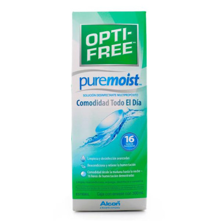 OPTIFREE PURE MOIST 300 ML SOLUCIONES PARA LENTES 