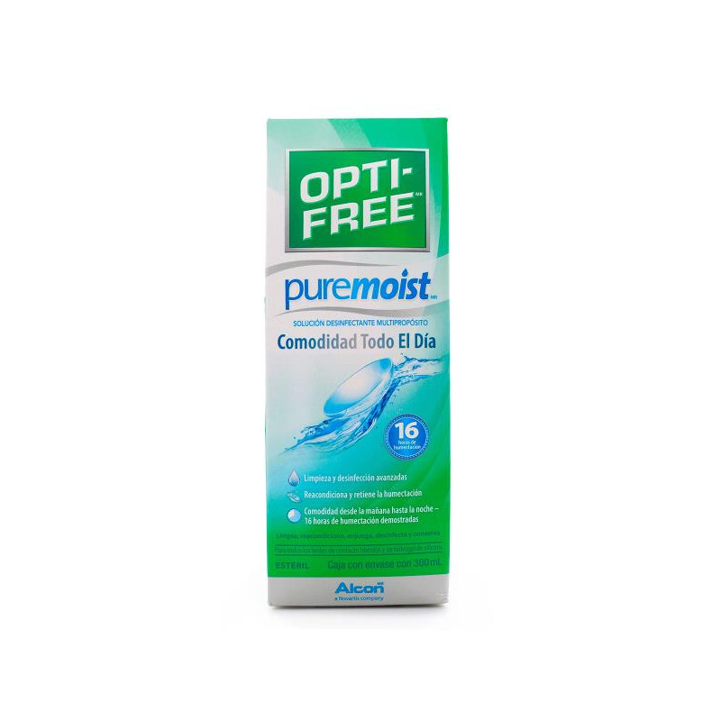 OPTIFREE PURE MOIST 300 ML SOLUCIONES PARA LENTES 