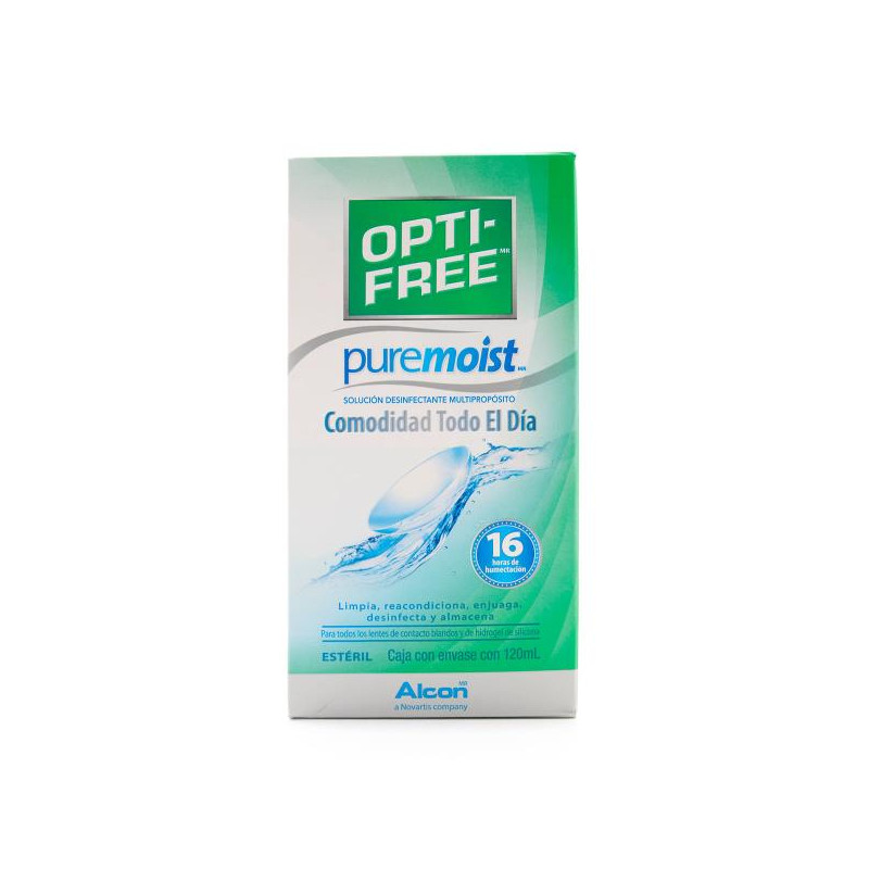 OPTIFREE PURE MOIST 120 ML SOLUCIONES PARA LENTES