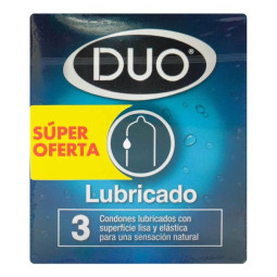 PRESERVAT.DUO NORMAL LUBRICADO 3 UDS S.O PRESERVATIVOS