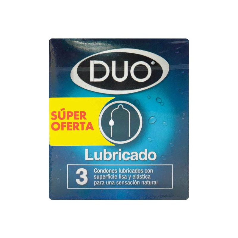 PRESERVAT.DUO NORMAL LUBRICADO 3 UDS S.O PRESERVATIVOS