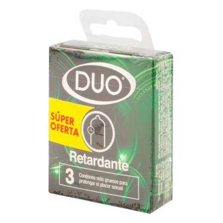 PRESERVAT.DUO RETARDANTE 3 UDS S.O PRESERVATIVOS