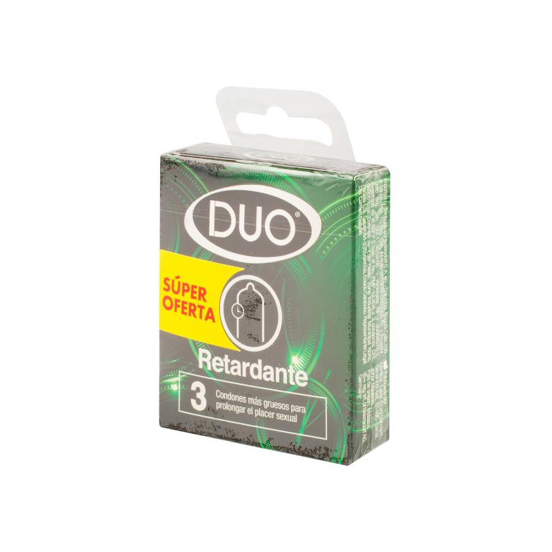 PRESERVAT.DUO RETARDANTE 3 UDS S.O PRESERVATIVOS