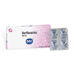 NORFLOXACINA 400 MG 14 TABLETAS MK NORFLOXACINA