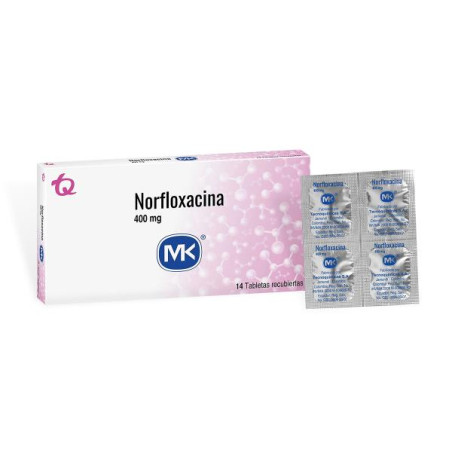 NORFLOXACINA 400 MG 14 TABLETAS MK NORFLOXACINA