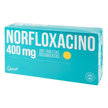 NORFLOXACINA 400 MG 300 TABLETAS LP NORFLOXACINA 