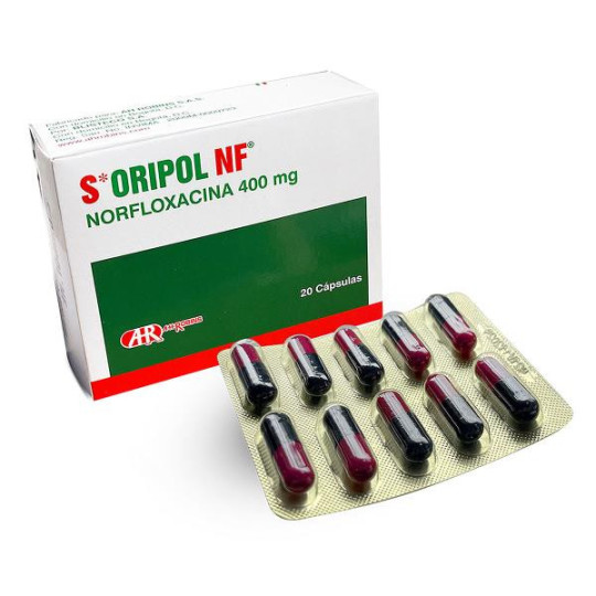 S-ORIPOL 400 MG 20 CAPSULAS NORFLOXACINA