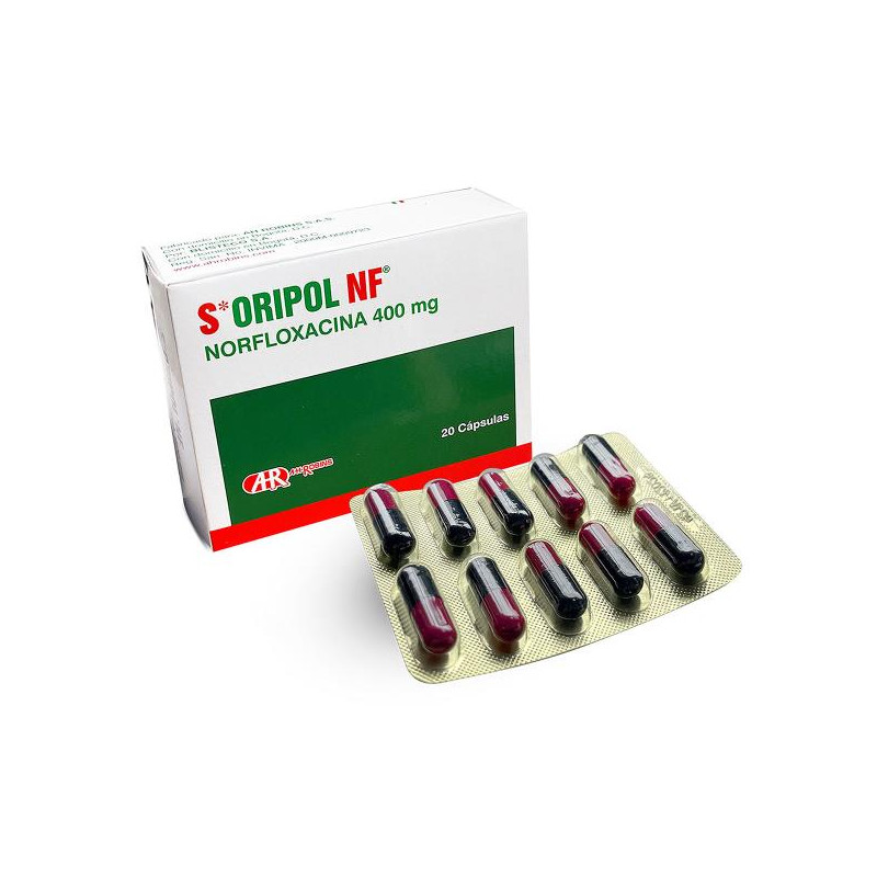S-ORIPOL 400 MG 20 CAPSULAS NORFLOXACINA