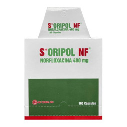 S-ORIPOL 400 MG 100 CAPSULAS(A) NORFLOXACINA