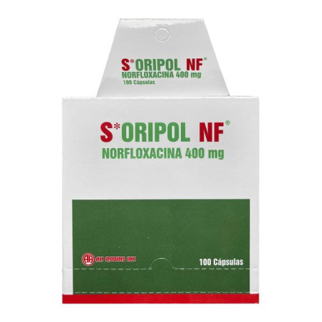 S-ORIPOL 400 MG 100 CAPSULAS(A) NORFLOXACINA