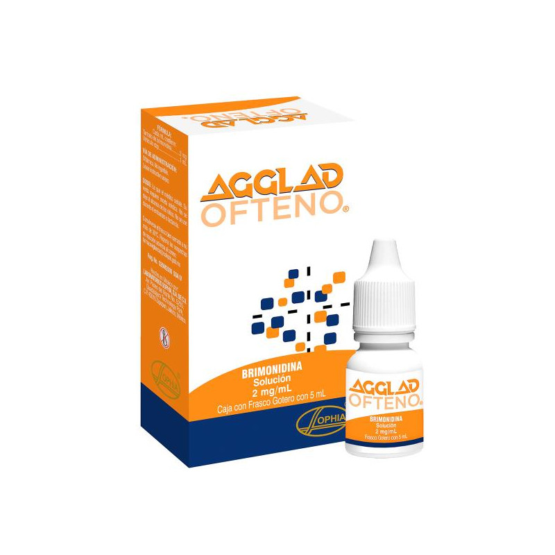 AGGLAD OFTENO 5 ML (A) TARTRATO DE BRIMONIDINA