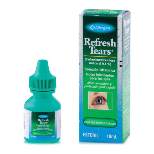 REFRESH TEARS GOTAS LUBRICANTES 10 ML (T CARBOXIMETILCELULOSA