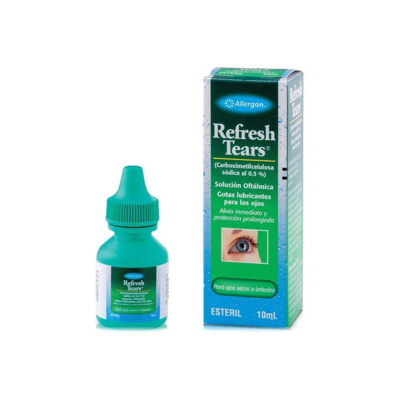 REFRESH TEARS GOTAS LUBRICANTES 10 ML (T CARBOXIMETILCELULOSA