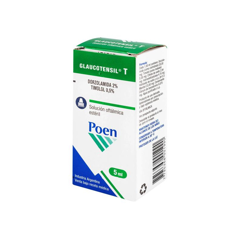 GLAUCOTENSIL-T GOTAS 5 ML TIMOLOL