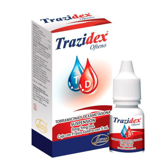 TRAZIDEX OFTENO 5 ML TOBRAMICINA