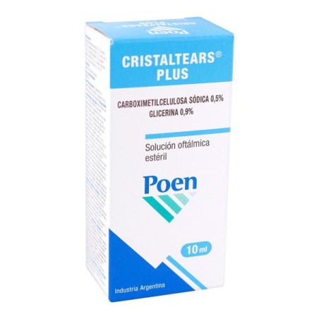 CRISTALTEARS PLUS 10 ML CARBOXIMETILCELULOSA GLICERINA