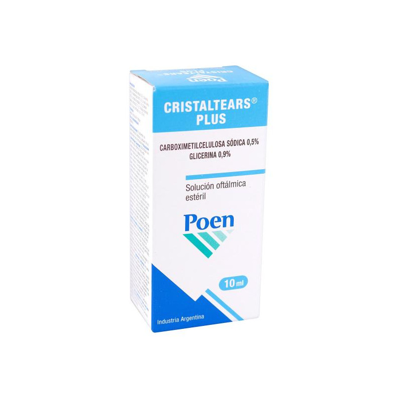 CRISTALTEARS PLUS 10 ML CARBOXIMETILCELULOSA GLICERINA
