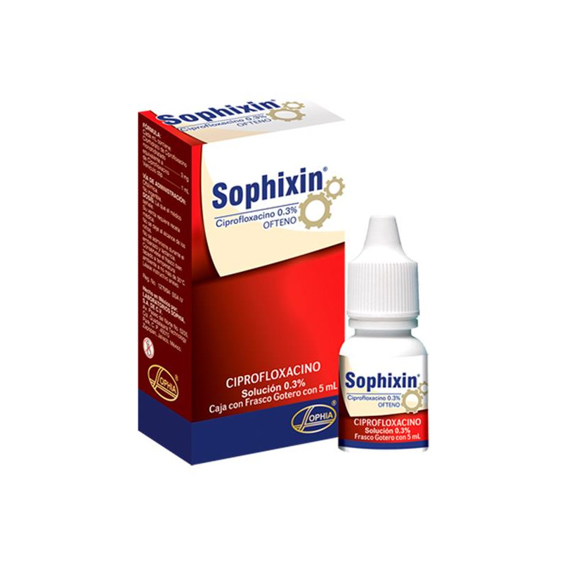 SOPHIXIN OFTENO 5 ML CIPROFLOXACINA
