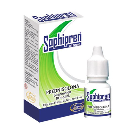 SOPHIPREN OFTENO 5 ML PREDNISOLONA