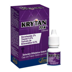 KRYTANTEC OFTENO 5 ML BRIMONIDINA- DORZOLAMIDA-