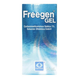FREEGEN 1% GEL 15 ML CARBOXIMETILCELULOSA