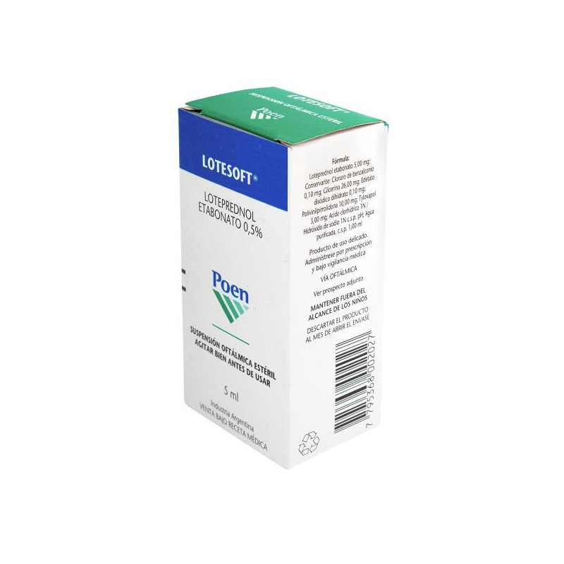 LOTESOFT 0.5% GOTAS 5 ML LOTEPREDNOL