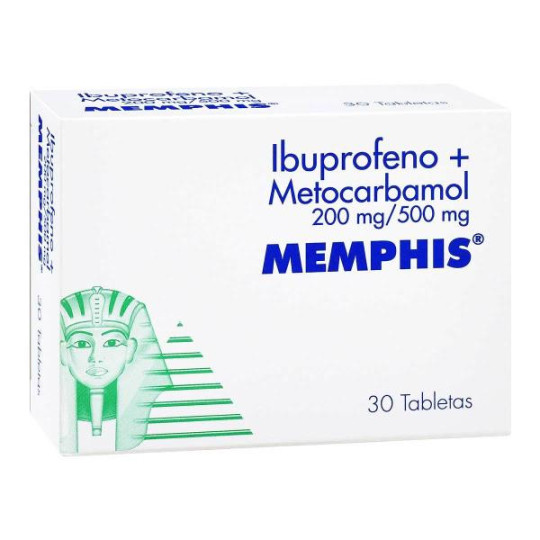 IBUPROFENO METOCARBAMOL 30 TBS MP IBUPROFENO METOCARBAMOL 